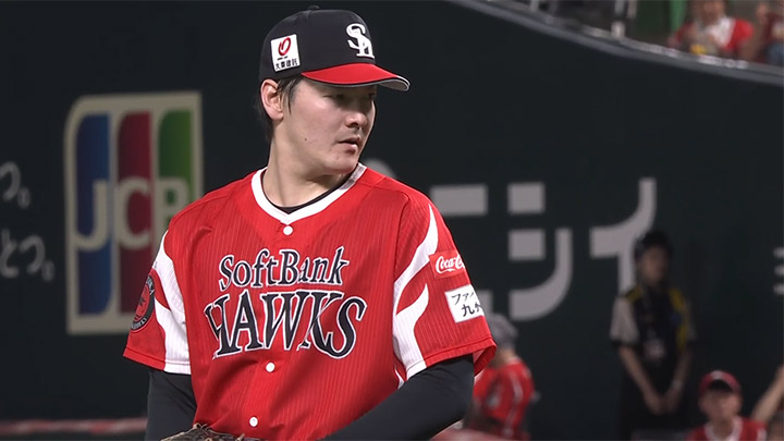 有原航平が7回2失点で8勝目　11得点で福岡ソフトバンクが勝利