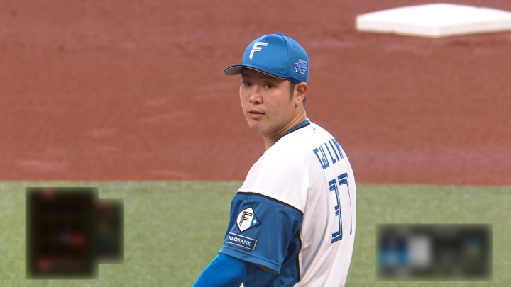 北海道日本ハムファイターズ・古林睿煬投手 ©パーソル パ・リーグTV