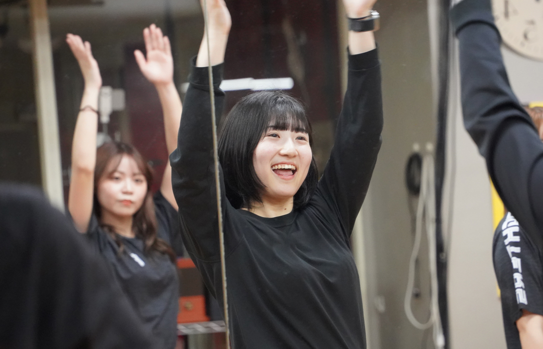 2020年からファイターズガールの振付師、ダンスインストラクターを務める松田佳月さん