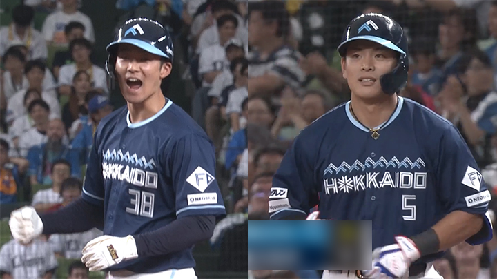 石井一成＆野村佑希が適時打！　北海道日本ハムが初回一挙3得点