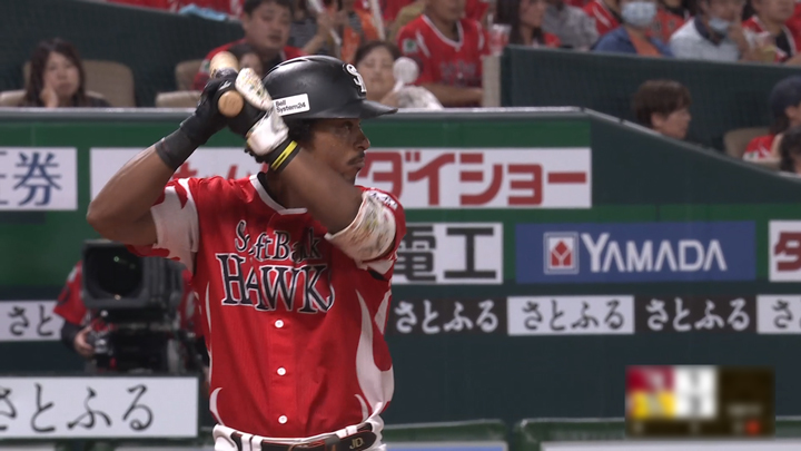 ダウンズが3号ソロ！　出場2試合連続となる一発