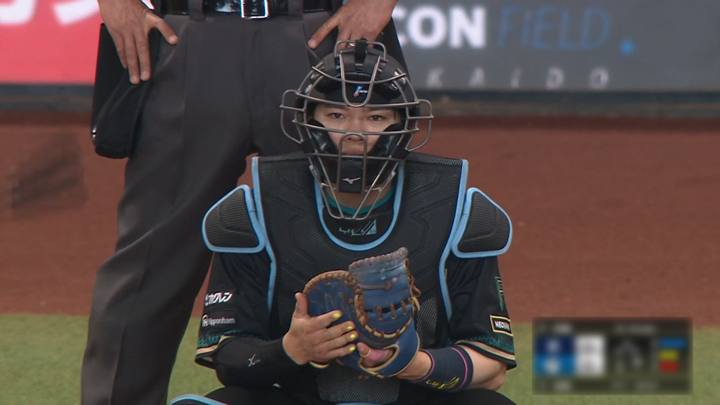 北海道日本ハムファイターズ・田宮裕涼選手 ©パーソル パ・リーグTV