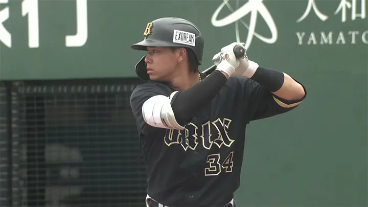 オリックス・バファローズ 横山聖哉選手 ©パーソル パ・リーグTV