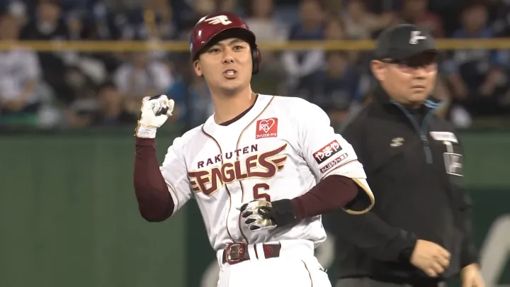 東北楽天ゴールデンイーグルス・村林一輝選手 ©パーソル パ・リーグTV