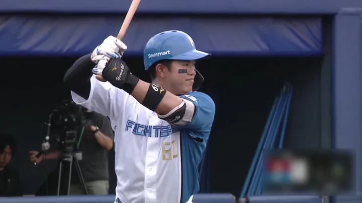 北海道日本ハムファイターズ・今川優馬選手©パーソル パ・リーグTV