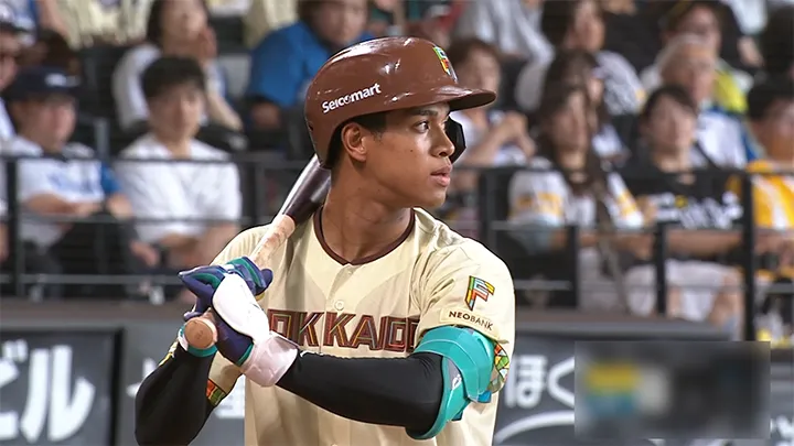 北海道日本ハムファイターズ・万波中正選手 ©パーソル パ・リーグTV