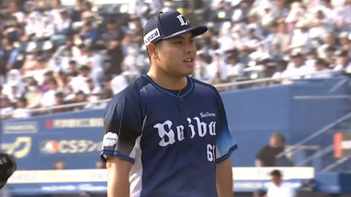 埼玉西武ライオンズ・平良海馬投手©パーソル パ・リーグTV