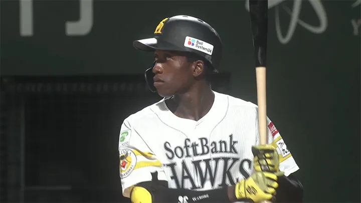 福岡ソフトバンクホークス・イヒネイツア選手 ©パーソル パ・リーグTV