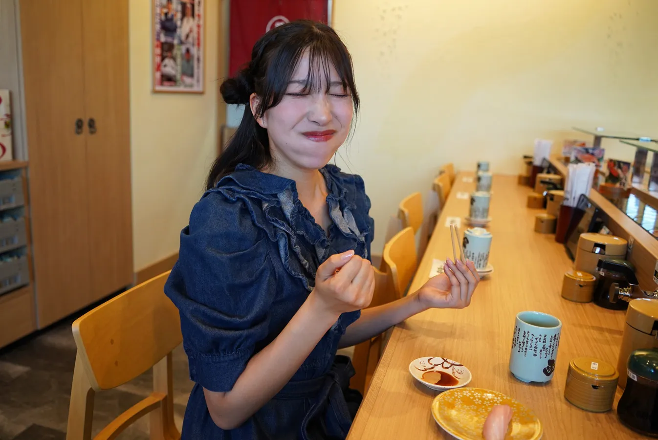 1番好きなお寿司のネタは「ほたて」!