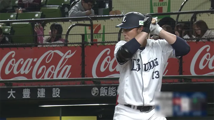 埼玉西武ライオンズ・林安可選手 ©パーソル パ・リーグTV