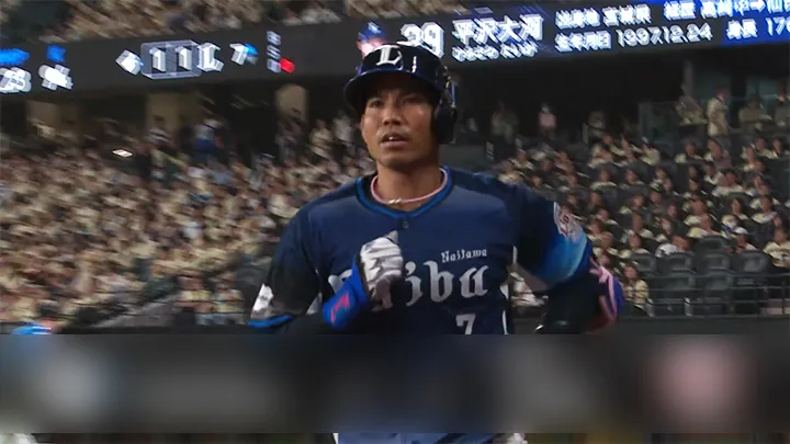 桑原将志が3号ソロ！　27打席ぶり安打は同点弾