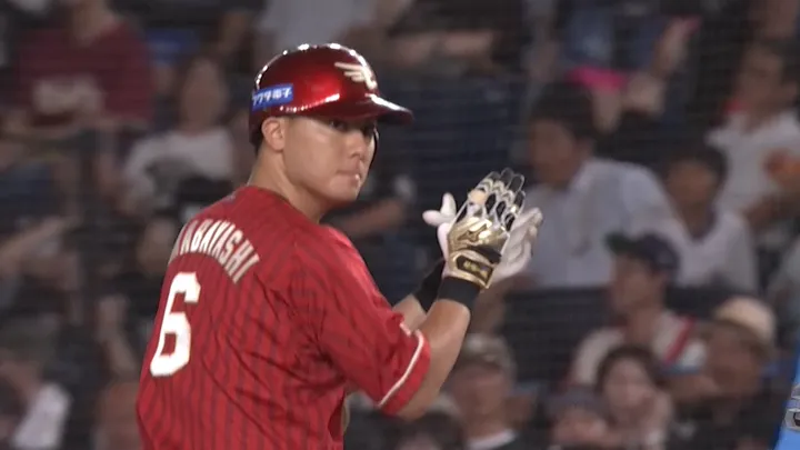 村林一輝が同点の2点タイムリー！　7月打率3割中盤と好調