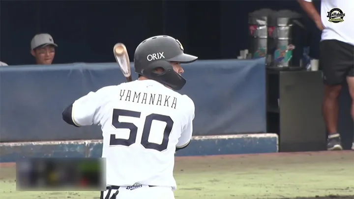 オリックス・バファローズ 山中稜真選手 ©パーソル パ・リーグTV