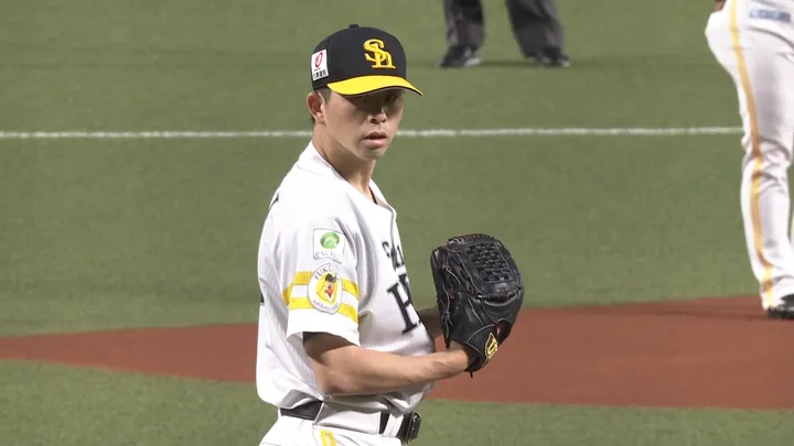 福岡ソフトバンクホークス・大関友久投手 ©パーソル パ・リーグTV