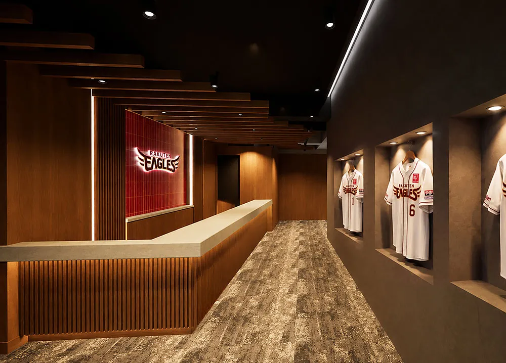 The Gran専用ゲートイメージ ©Rakuten Eagles