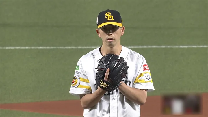 福岡ソフトバンクホークス・大関友久投手 ©パーソル パ・リーグTV