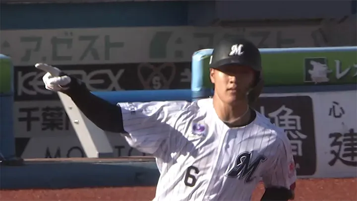 西川史礁が5号ソロ「初球から思い切りいこうとそれだけを考えていました」