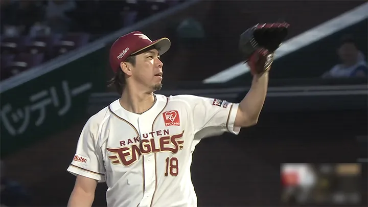 東北楽天ゴールデンイーグルス・前田健太投手 ©パーソル パ・リーグTV