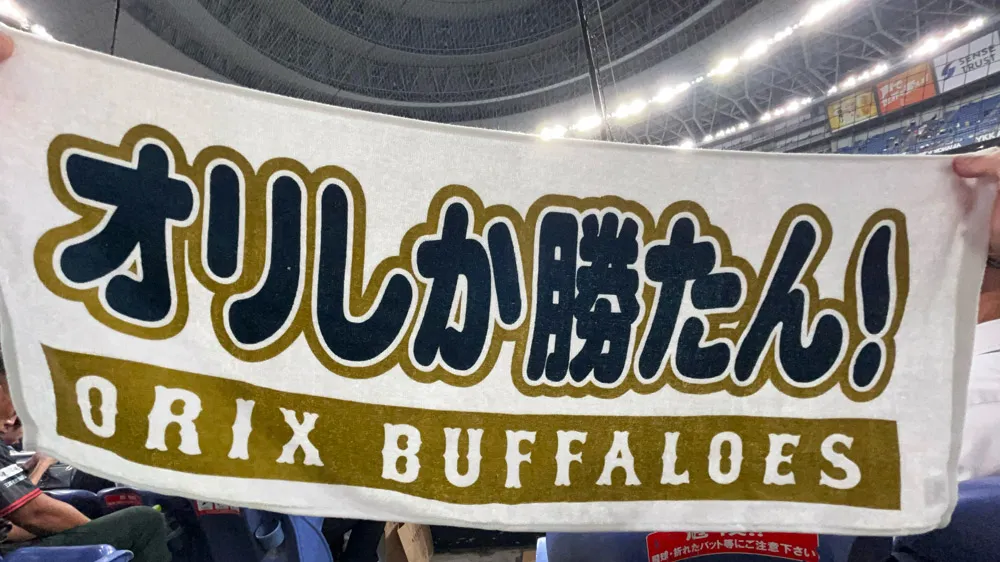 応援の定番、タオル。他にもさまざまなメッセージタオルや、選手のキャッチフレーズが書かれたタオル、選手の名前が大きくデザインされたタオルなどたくさん展開されています ©PLM