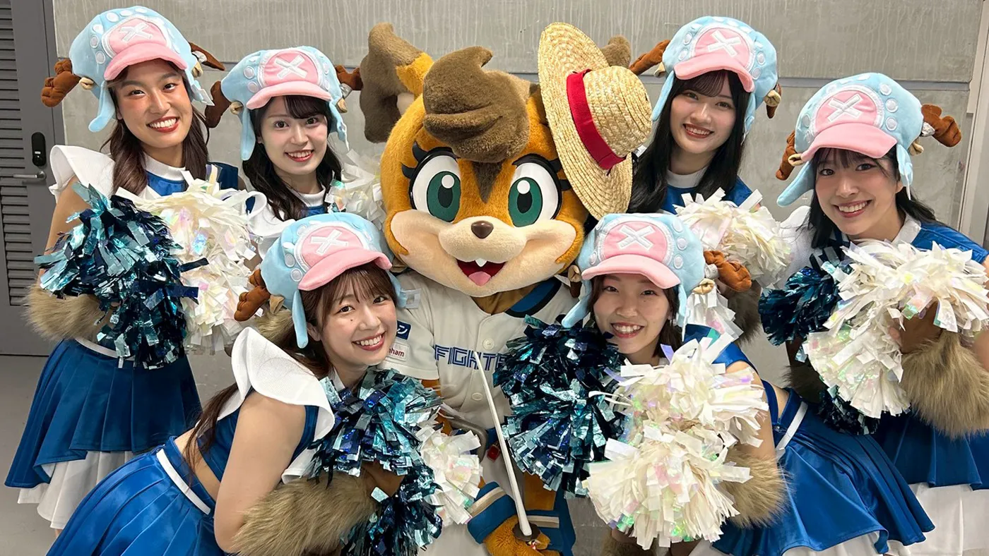 ファイターズガールはチョッパーに変身！エスコンフィールドで「ONE PIECE BASE DAYS」コラボイベント開催中