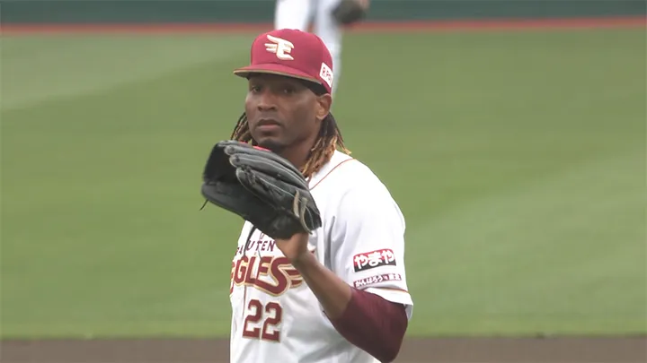 東北楽天ゴールデンイーグルス・ウレーニャ投手©パーソル パ・リーグTV