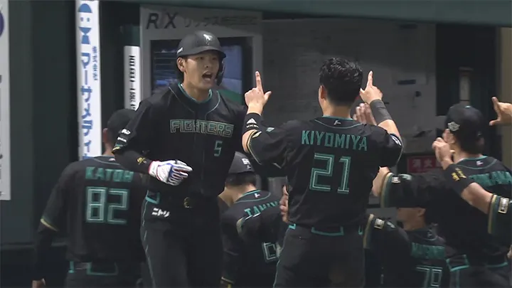 野村佑希が今季初打席で先制ホームラン！