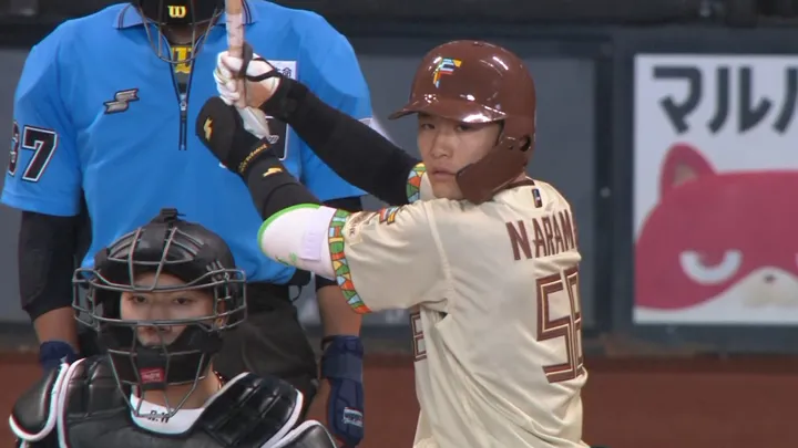 奈良間大己が勝ち越しの4号ソロ　6月28日以来の一発