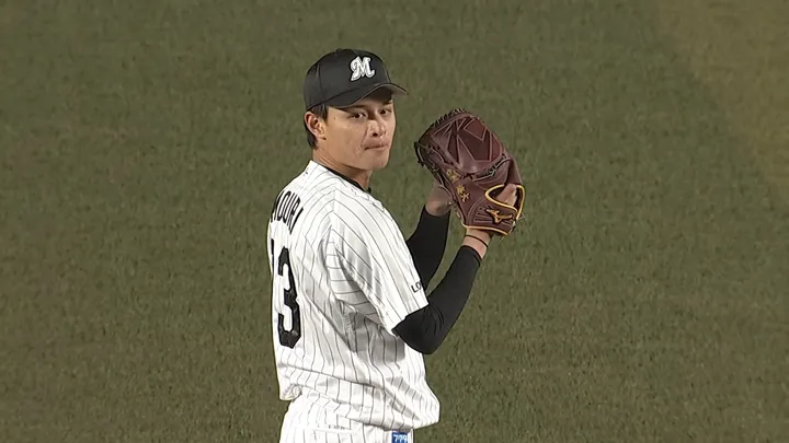 千葉ロッテマリーンズ・毛利海大投手 ©パーソル パ・リーグTV