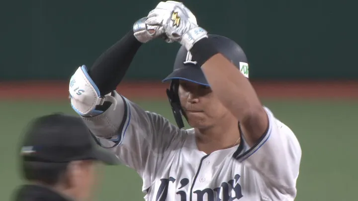 西川愛也が勝ち越しタイムリー！　3月31日以来の安打で今季初打点