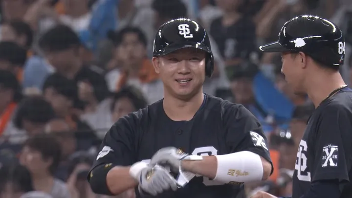 古賀悠斗が一時同点打　4番に座り初のタイムリー