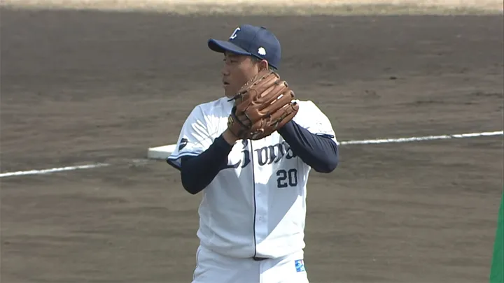 【キャンプ動画】岩城颯空と小島大河がライブBPで対戦【埼玉西武・2月15日】