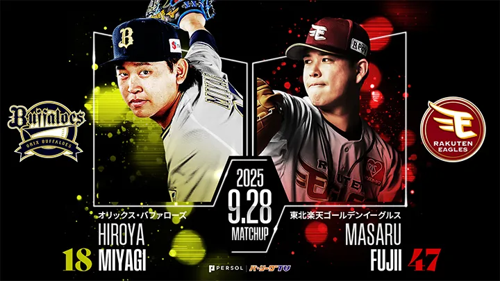 宮城大弥は4試合連続QS達成中　東北楽天は藤井聖で連敗ストップなるか