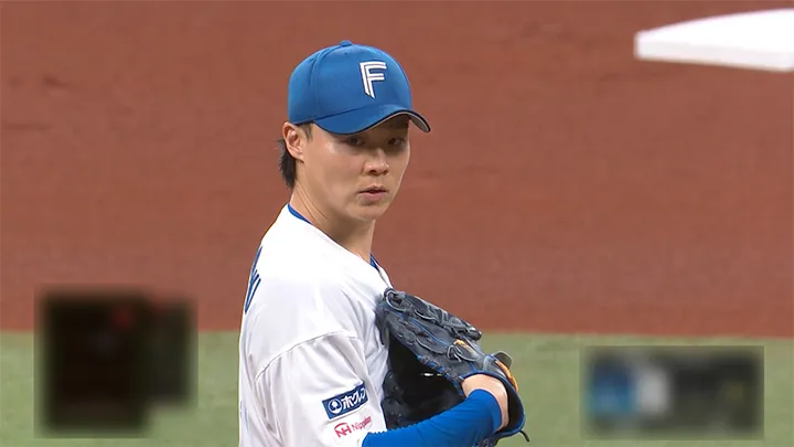 北海道日本ハムファイターズ・山崎福也投手 ©パーソル パ・リーグTV