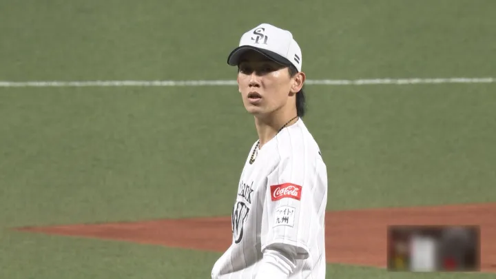 福岡ソフトバンクホークス・大津亮介投手 ©パーソル パ・リーグTV