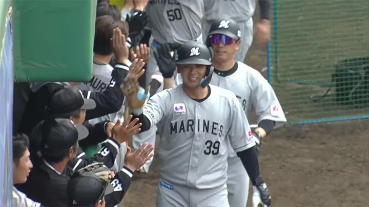 【ファーム】井上広大の満塁弾で千葉ロッテ大勝！　森遼大朗は5回1失点で今季初勝利