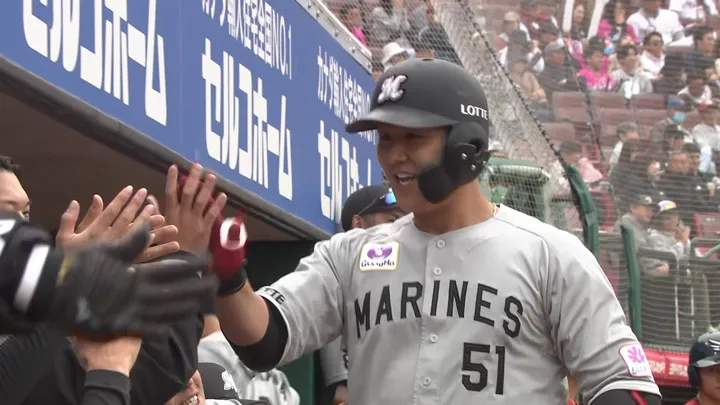 千葉ロッテがカード勝ち越し　山口航輝がチームトップタイの6号ソロ