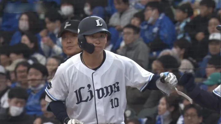 埼玉西武ドラ1・小島大河に待望のOP戦初安打！