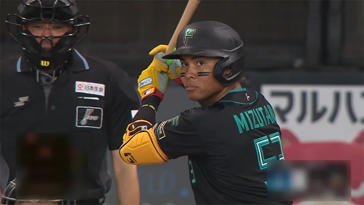 水谷瞬が逆転打含む2安打2打点　北海道日本ハムが中盤に一挙5得点で逆転勝利