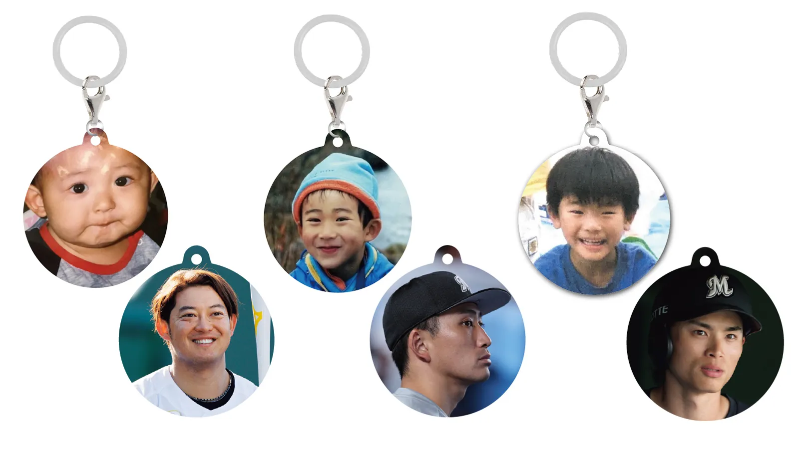 【千葉ロッテ】 選手の「子供時代」画像を使用した特別グッズが受注販売スタート