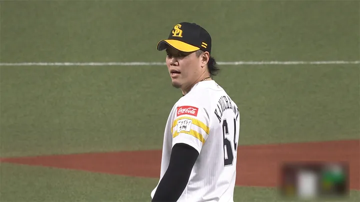 福岡ソフトバンクホークス・上茶谷大河投手 ©パーソル パ・リーグTV