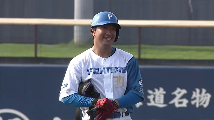 北海道日本ハムファイターズ・有薗直輝選手 ©パーソル パ・リーグTV