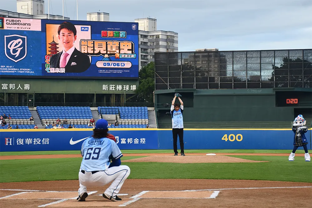 能見氏の「世界一美しい」ワインドアップ【©PLM】