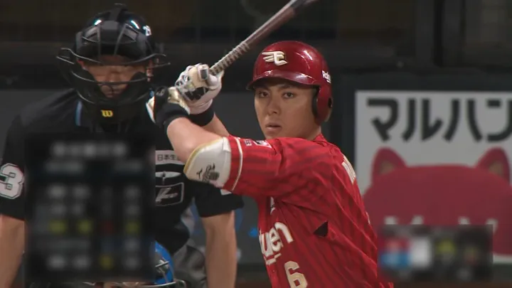 村林一輝が3安打3打点！　8試合連続安打と打撃好調