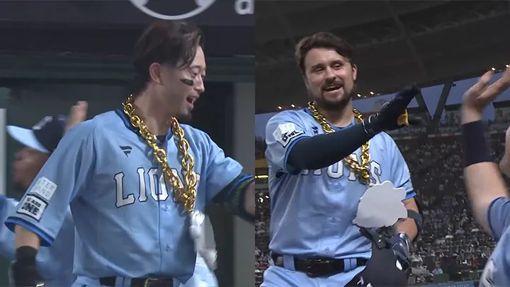 デービスと外崎修汰の2者連続アーチ！　岸孝之から連発