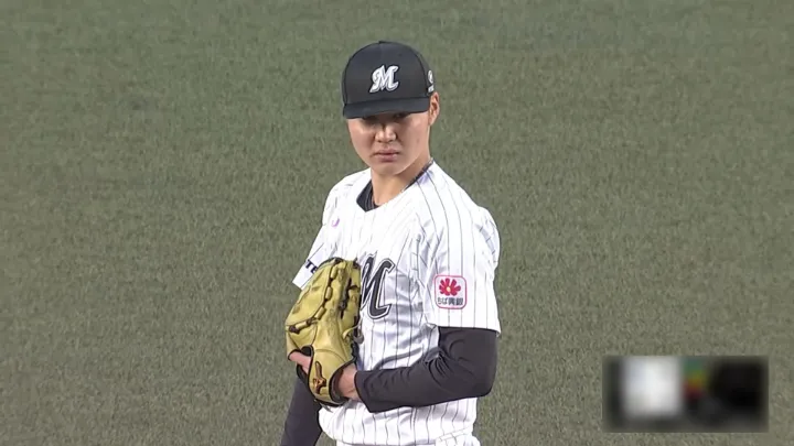 千葉ロッテマリーンズ・廣池康志郎投手 ©パーソル パ・リーグTV
