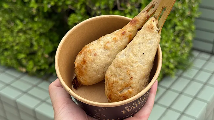 博多の人気串焼き店の名物メニュー。肉汁溢れる塩つくね【パ・リーググルメ部 #201】