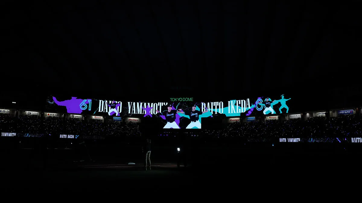 山本選手も驚きのキレキレダンス【写真:球団提供】