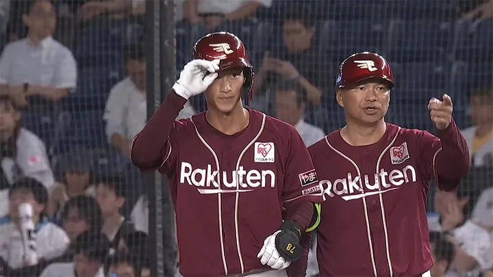 2021 first-round draft Soshi Yoshino, hit his first professional hit. He is in his fourth year since graduating from high school and made his professional debut the day before.
