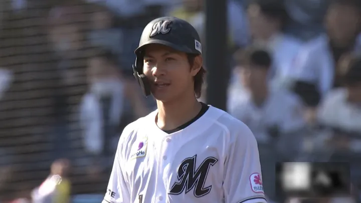 藤原恭大が勝ち越しタイムリー！　終盤に打線つながり千葉ロッテ逆転勝利