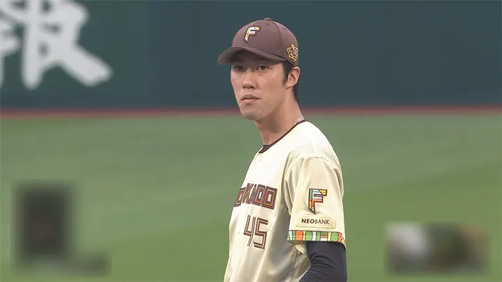 北海道日本ハムファイターズ・福島蓮投手 ©パーソル パ・リーグTV